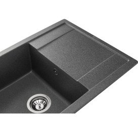 Мийка для кухні Granado Almeria 77,5х49 см нанограніт графіт 3109