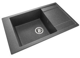 Мийка для кухні Granado Almeria 77,5х49 см нанограніт графіт 3109