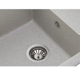 Мийка для кухні Granado Almeria 77,5х49 см нанограніт gris 3108