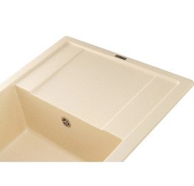 Мийка для кухні Granado Almeria 77,5х49 см нанограніт ivory 3104