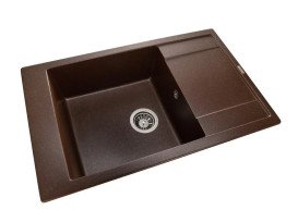 Мийка для кухні Granado Almeria 77,5х49 см нанограніт marron 3106