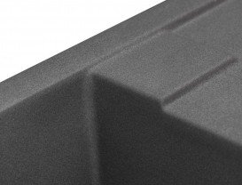 Мийка для кухні Granado Altea врізна 61х49,5 см нанограніт grafito 1309