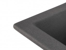 Мийка для кухні Granado Altea врізна 61х49,5 см нанограніт grafito 1309