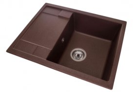 Мийка для кухні Granado Altea врізна 61х49,5 см нанограніт marron 1306