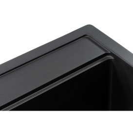 Мийка для кухні Granado Artes 65х49,7 см нанограніт black shine gr3601