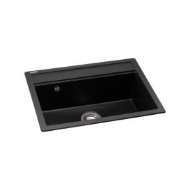Мийка для кухні Granado Artes 65х49,7 см нанограніт black shine gr3601