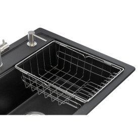 Мийка для кухні Granado Basic Artes 65х49,7 см із змішувачем та аксесуарами нанограніт black shine ksg1101