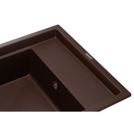 Мойка для кухни Granado Estella 78х50 см наногранит marron 3306