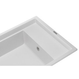 Мойка для кухни Granado Estella 78х50 см наногранит white 3305