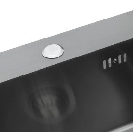 Мийка для кухні Granado Galera 49,8х49,8 см нержавіюча сталь S201 black  GS02201B