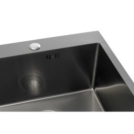 Мойка для кухни Granado Galera 49,8х49,8 см нержавеющая сталь S201 black honeycomb GS02201BH
