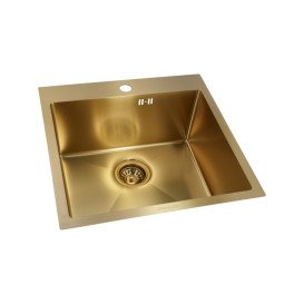 Мийка для кухні Granado Galera 49,8х49,8 см нержавіюча сталь S201 gold honeycomb GS02201GoldH