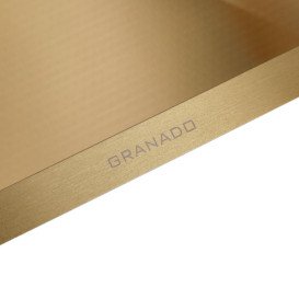 Мийка для кухні Granado Galera 49,8х49,8 см нержавіюча сталь S201 gold honeycomb GS02201GoldH