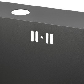 Мийка для кухні Granado Galera 49,8х49,8 см нержавіюча сталь S201 grey textures GS02201GT