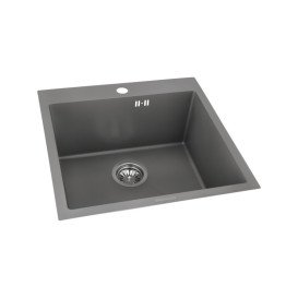 Мийка для кухні Granado Galera 49,8х49,8 см нержавіюча сталь S201 grey textures GS02201GT