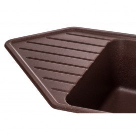 Мойка для кухни Granado Ibiza врезная 97,9х50 см наногранит marron 1806