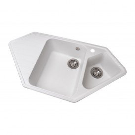 Мойка для кухни Granado Ibiza врезная 97,9х50 см наногранит white 1805