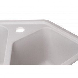 Мойка для кухни Granado Ibiza врезная 97,9х50 см наногранит white 1805