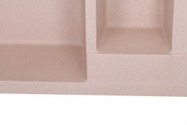 Мийка для кухні Granado Leon врізна 76,5х49 см нанограніт avena 1 002