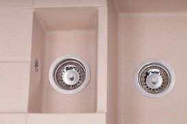 Мийка для кухні Granado Leon врізна 76,5х49 см нанограніт avena 1 002