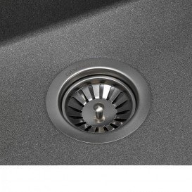 Мийка для кухні Granado Lerida 56х51 см нанограніт grafito 0409