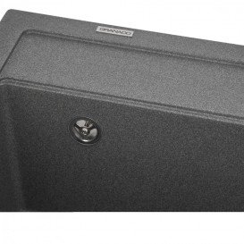 Мийка для кухні Granado Lerida 56х51 см нанограніт grafito 0409