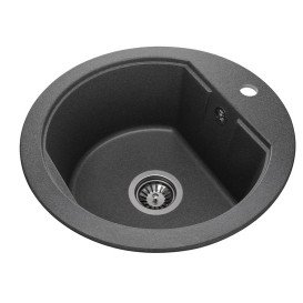 Мойка для кухни Granado Lugo 48х49,5 см наногранит графит 2809