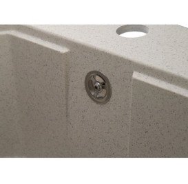 Мийка для кухні Granado Lugo 48х49,5 см нанограніт gris 2808