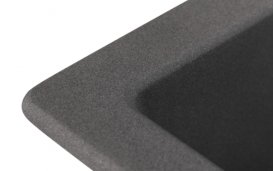 Мийка для кухні Granado Madrid врізна 58х50 см нанограніт grafito 1609