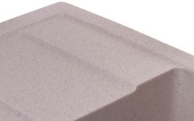 Мойка для кухни Granado Madrid врезная 58х50 см наногранит gris 1608