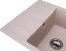 Мойка для кухни Granado Madrid врезная 58х50 см наногранит terra 1603