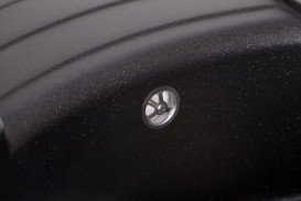 Мойка для кухни Granado Malaga врезная 61х46,5 см наногранит black shine 0201