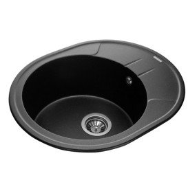 Мийка для кухні Granado Marbella 60,6х49,5 см нанограніт black shine 2901