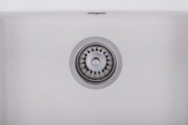 Мийка для кухні Granado Merida 49,6х48 см нанограніт white 0305