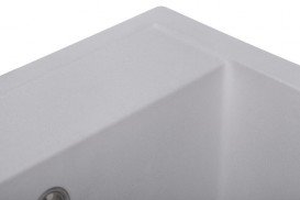 Мийка для кухні Granado Merida 49,6х48 см нанограніт white 0305