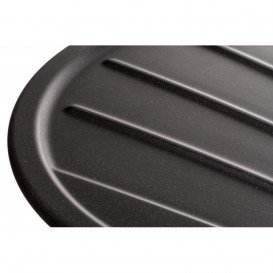 Мойка для кухни Granado Murcia врезная 78х50 см наногранит black shine 1701