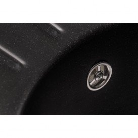 Мойка для кухни Granado Murcia врезная 78х50 см наногранит black shine 1701