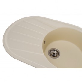 Мийка для кухні Granado Murcia врізна 78х50 см нанограніт ivory 1704