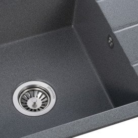 Мойка для кухни Granado Navia 77,5х49,5 см наногранит графит gr3809