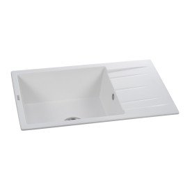 Мойка для кухни Granado Navia 77,5х49,5 см наногранит white gr3805