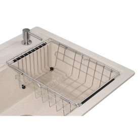 Мойка для кухни Granado Optimal Artes 65х49,7 см со смесителем и аксессуарами наногранит terra ksg1203