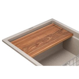 Мойка для кухни Granado Optimal Estella 78х50 см со смесителем и аксессуарами наногранит terra ksg0203