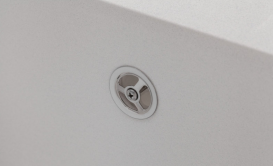 Мийка для кухні Granado Palma врізна 62х43,5 см нанограніт white 2005