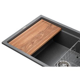 Мойка для кухни Granado Royal Estella 78х50 см со смесителем и аксессуарами наногранит grafito ksg0309