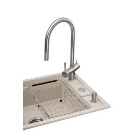 Мойка для кухни Granado Royal Estella 78х50 см со смесителем и аксессуарами наногранит terra ksg0303