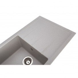 Мойка для кухни Granado Toledo врезная 78х50 см наногранит gris 2108