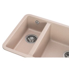 Мойка для кухни Granado Under top double под столешницу 70,5х44,5 см наногранит avena gr3402