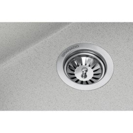 Мойка для кухни Granado Under top double под столешницу 70,5х44,5 см наногранит gris gr3408