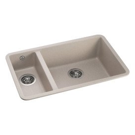 Мойка для кухни Granado Under top double под столешницу 70,5х44,5 см наногранит terra gr3403