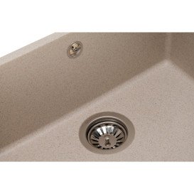 Мийка для кухні Granado Under top L під стільницю 60,6х45,6 см нанограніт terra gr3503